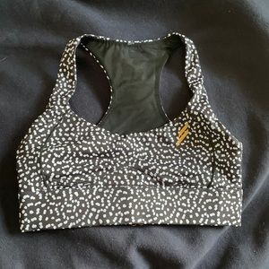 DOYOUEVEN black speckle sports bra